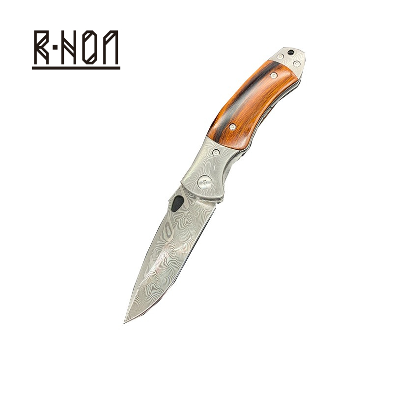 Edc Carry Pocket Knife - RHON 3.14 inç Premium Şam Çelikli