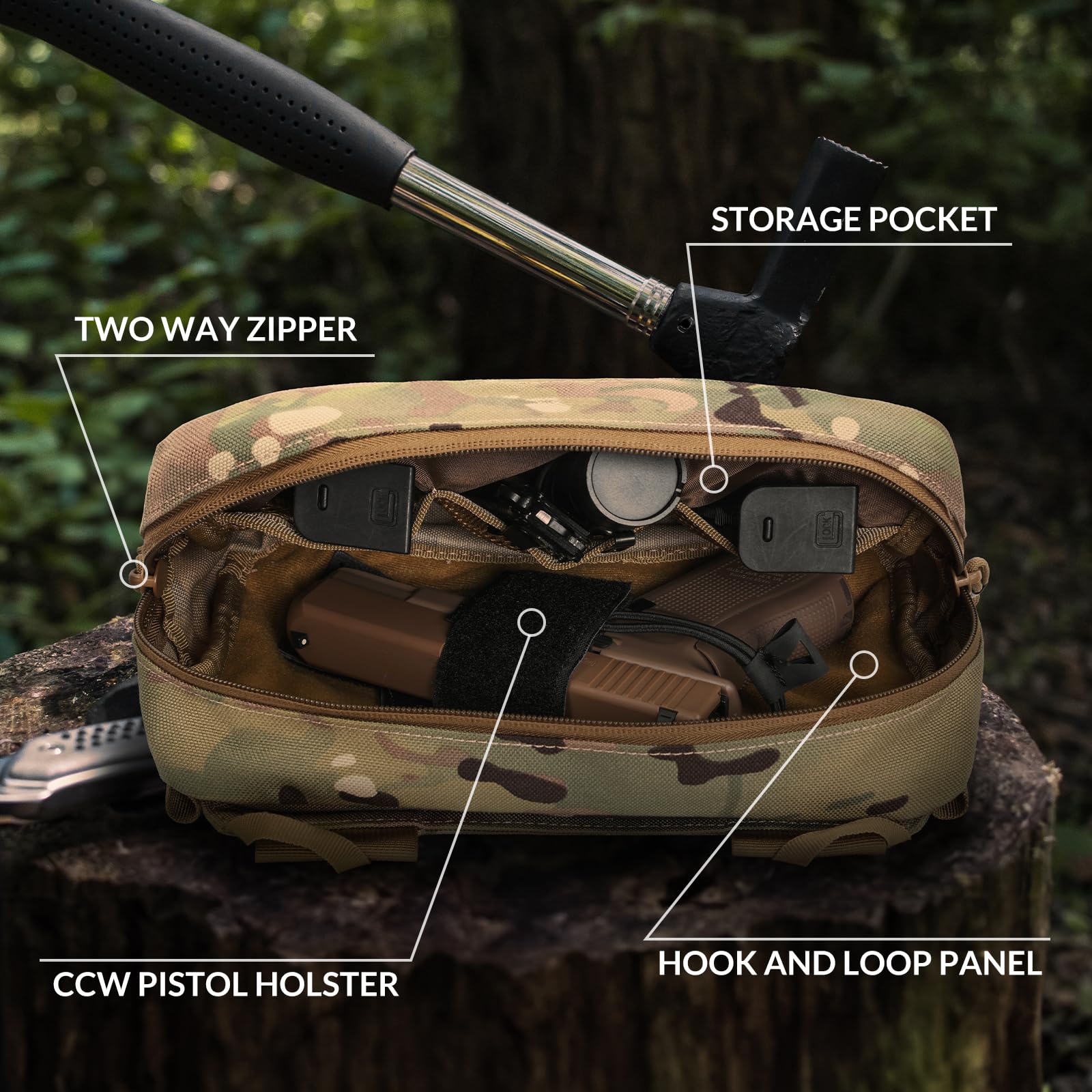 Taktik Bel Çantası, Tabanca Kı - Edc Concealed Carry Sling Bag incelemesi ve fiyatı